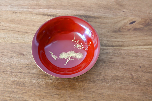 Urushi Art Sauce/Individual Sunken Plate (set of 2)