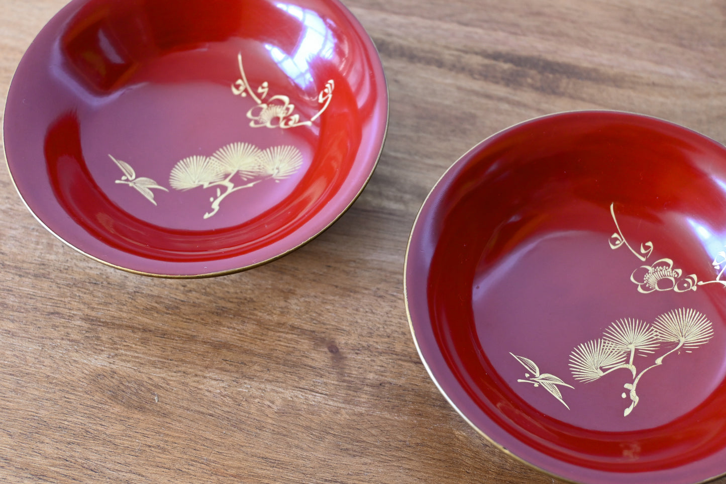 Urushi Art Sauce/Individual Sunken Plate (set of 2)