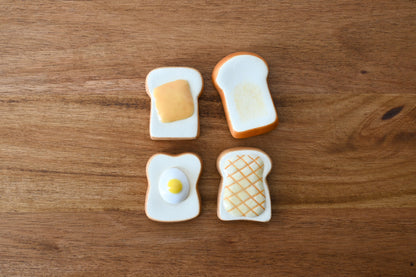 Toasted Chopstick Rest (2 piece set): Egg + Glazed