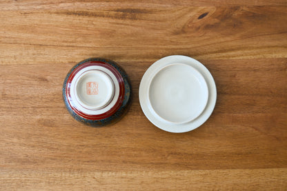 Aochibu Porcelain Tea Cup with Lid